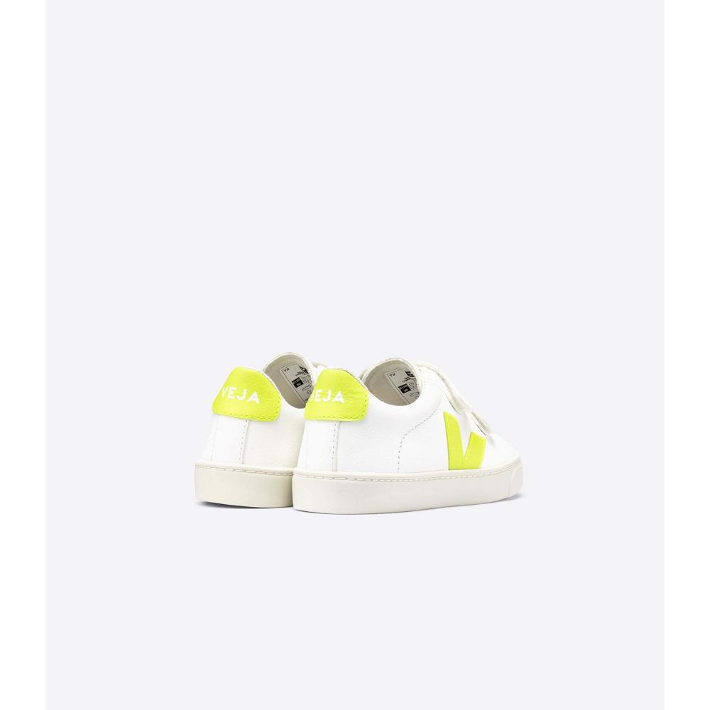 Veja ESPLAR CHROMEFREE Tenisky Detske White/Yellow | SK 826LIS